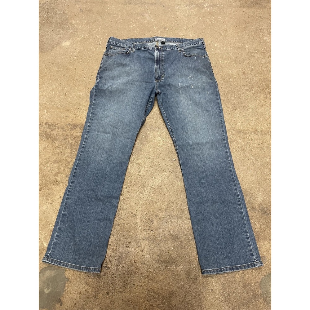Carhartt Rugged Flex Relaxed Fit Jeans Mens 42x34 Blue Denim 5-Pocket BD2804-M